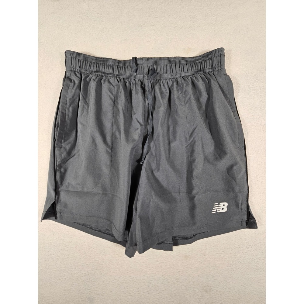 New Balance Mens Sport Short 5 Inch Running Shorts Grey MS51901 S